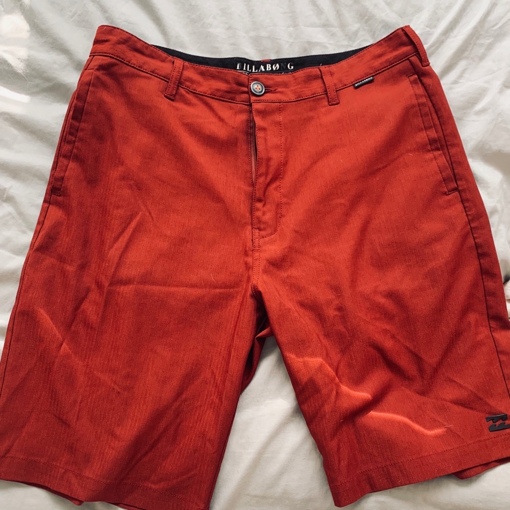 Men’s Red Billabong Shorts